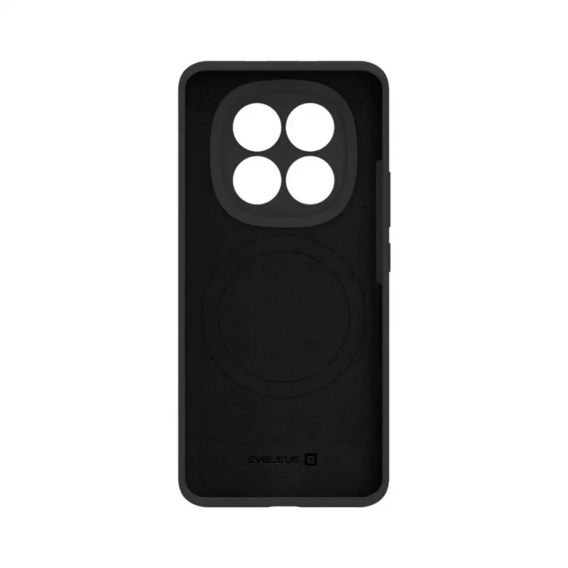 Evelatus Xiaomi Redmi Note 15 5G Premium Magnetic Soft Touch silikonikotelo musta