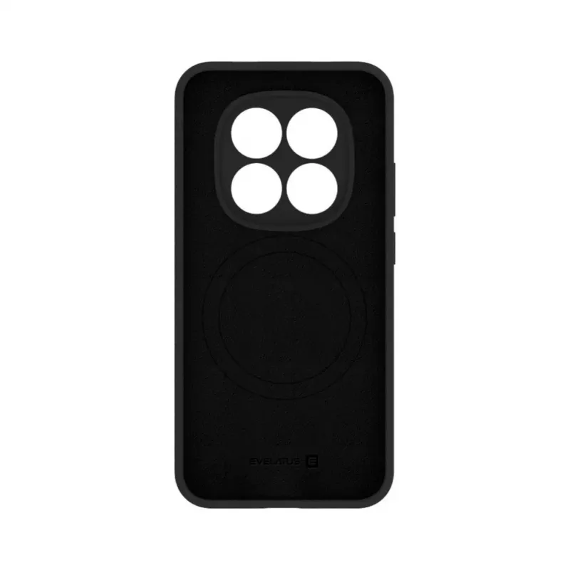 Evelatus Xiaomi Redmi Note 15 Pro Plus 5G Premium Magnetic Soft Touch silikonikotelo musta