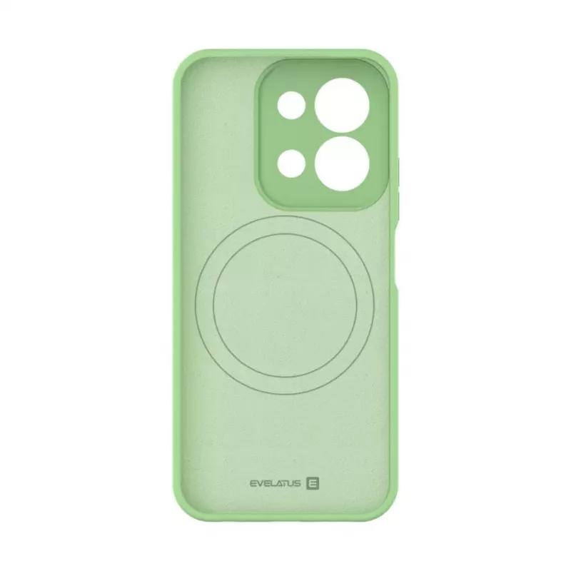 Evelatus Xiaomi Redmi 15C 4G/5G Premium Magnetic Soft Touch silikonikuori mintunvihreä