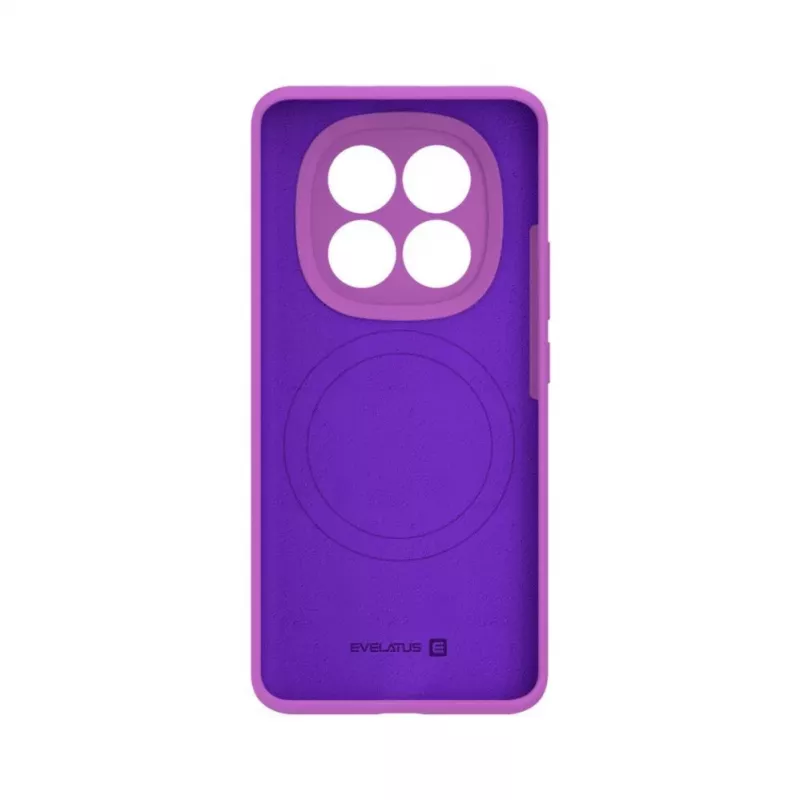 Evelatus Xiaomi Redmi Note 15 Premium Magnetic Soft Touch silikonikuori violetti