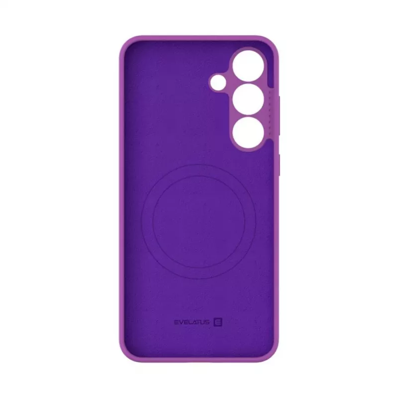 Evelatus Samsung Galaxy S25 FE Premium Magnetic Soft Touch silikonikuori violetti