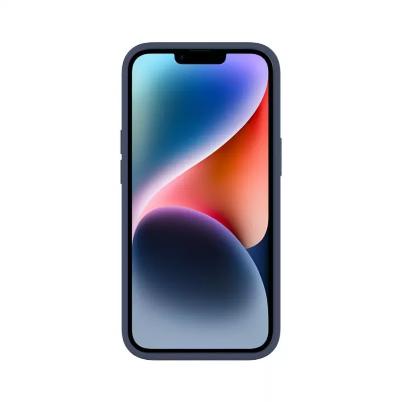 Evelatus Apple iPhone 14 / 13 Premium Magnetic Soft Touch silikonikuori tummansininen