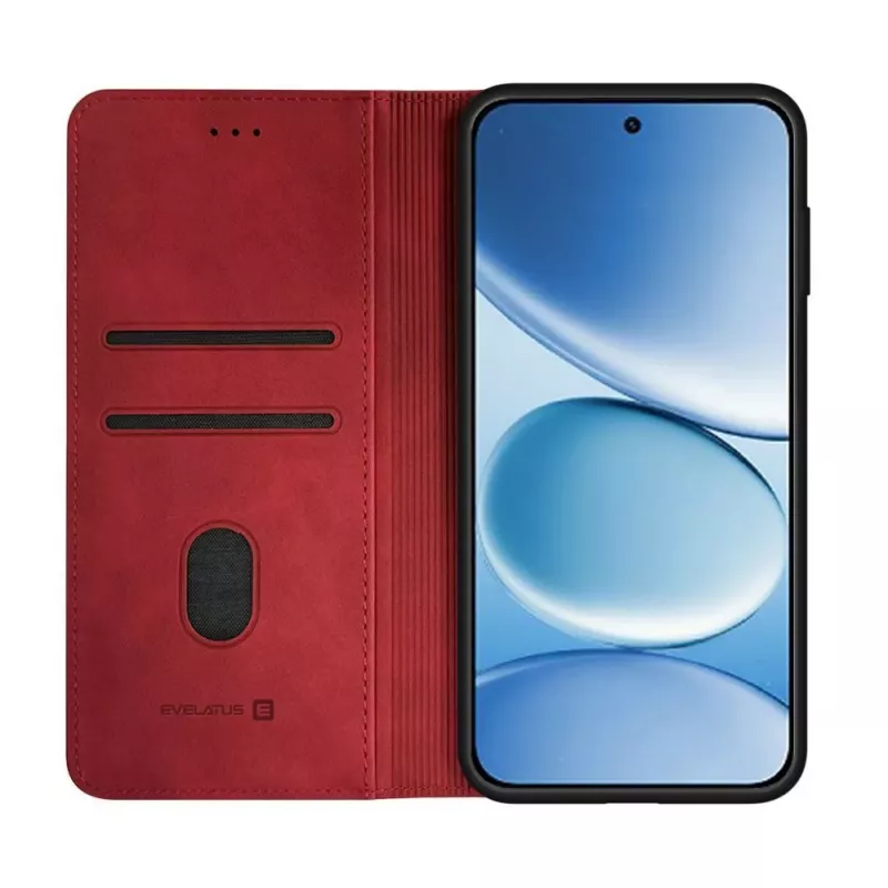 Evelatus Xiaomi Redmi Note 15 Pro kirjakotelo punainen