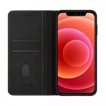 Evelatus Apple iPhone 12 / 12 Pro kirjakotelo Folio musta