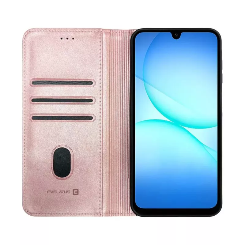 Evelatus Samsung Galaxy A17 kirjakotelo Folio pinkki