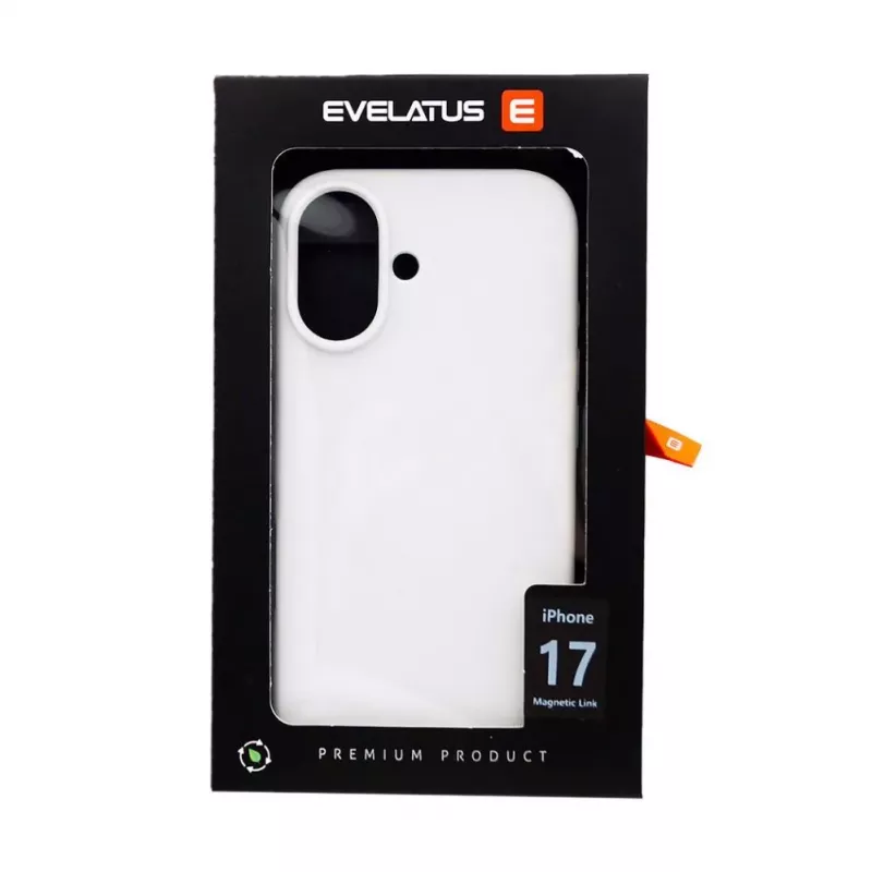 Evelatus Apple iPhone 17 Premium MagSafe Soft Touch silikonikuori valkoinen