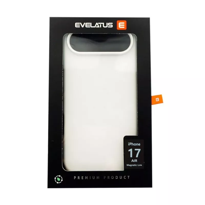 Evelatus Apple iPhone 17 Air Premium MagSafe Soft Touch silikonikuori valkoinen