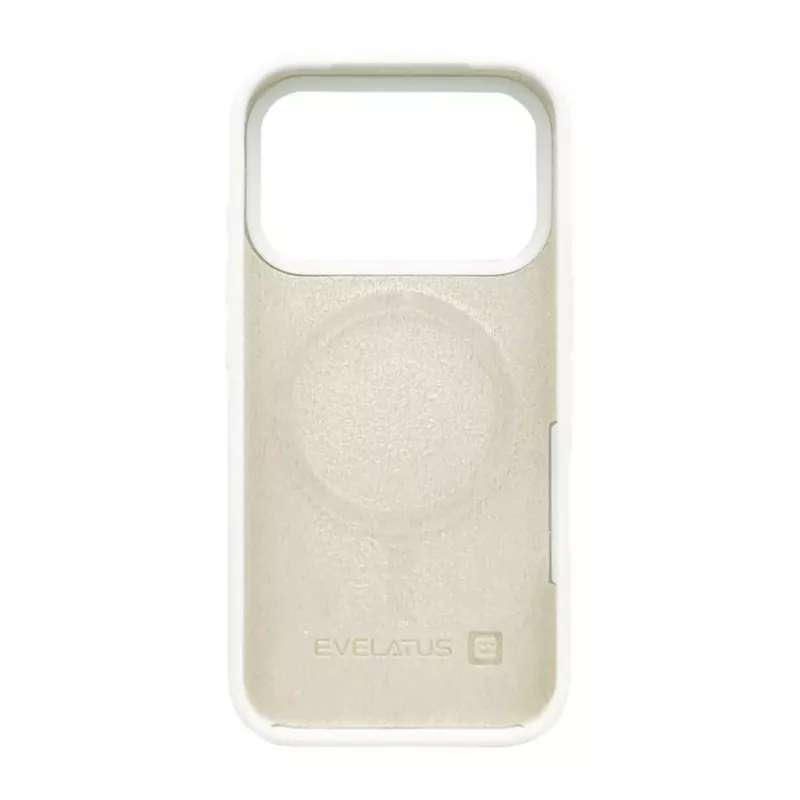 Evelatus Apple iPhone 17 Pro Premium MagSafe Soft Touch silikonikuori hopea