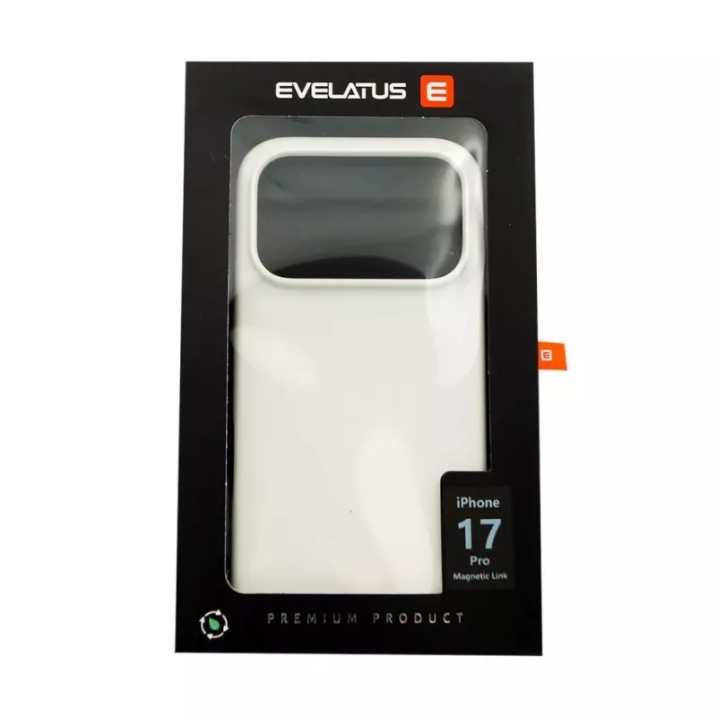 Evelatus Apple iPhone 17 Pro Premium MagSafe Soft Touch silikonikuori hopea