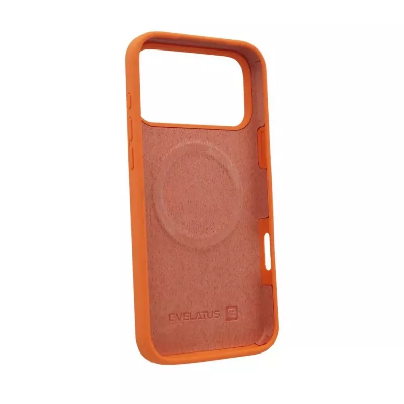 Evelatus Apple iPhone 17 Pro Max Premium MagSafe Soft Touch silikonikuori papaija