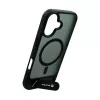 Evelatus Apple iPhone 17 Rubber Coated MagSafe With Stand Case musta