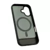 Evelatus Apple iPhone 17 Rubber Coated MagSafe With Stand Case musta
