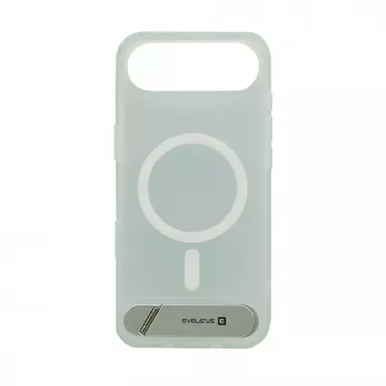 Evelatus Apple iPhone 17 Air Rubber Coated MagSafe With Stand Case hopea