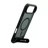 Evelatus Apple iPhone 17 Air Rubber Coated MagSafe With Stand Case musta