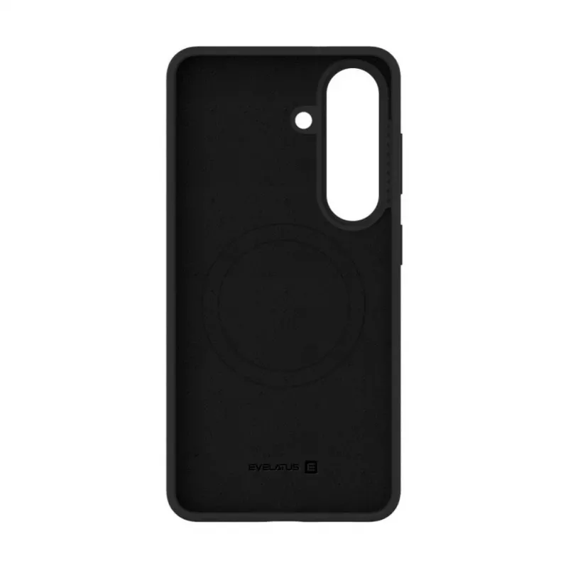Evelatus Samsung Galaxy S26 Premium Magnetic Soft Touch Silicone Case musta