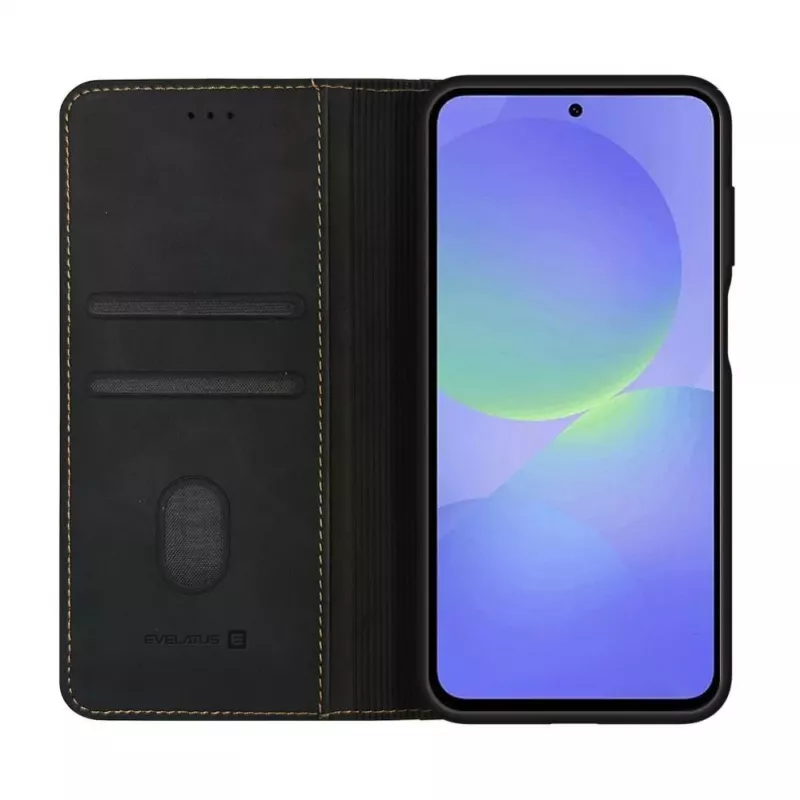 Evelatus Samsung Galaxy A37 Book Case musta