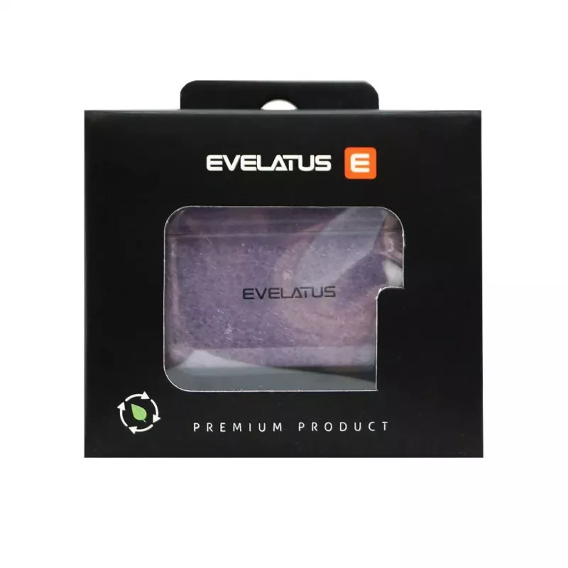 Evelatus Apple AirPods 3 TPU Protective Case läpinäkyvä violetti