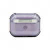 Evelatus Apple AirPods Pro 2 TPU Protective Case läpinäkyvä violetti