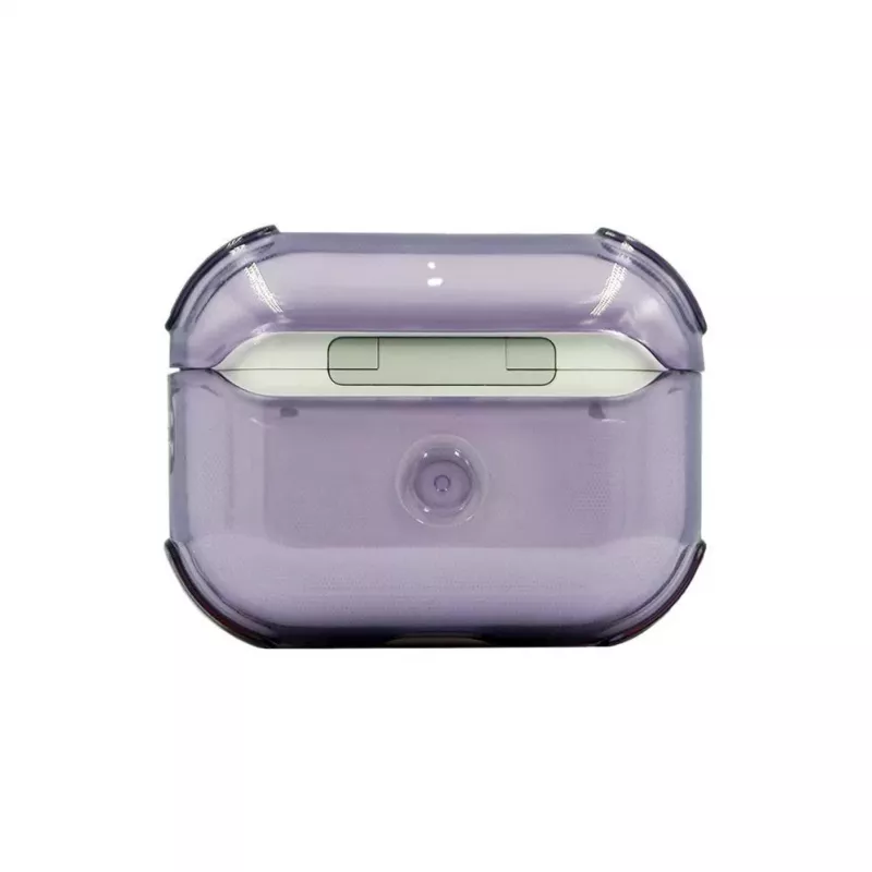 Evelatus Apple AirPods Pro TPU Protective Case läpinäkyvä violetti