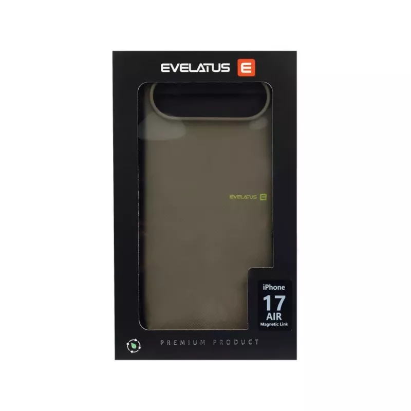 Evelatus Apple iPhone 17 Air Premium MagSafe Sandstone Case harmaa