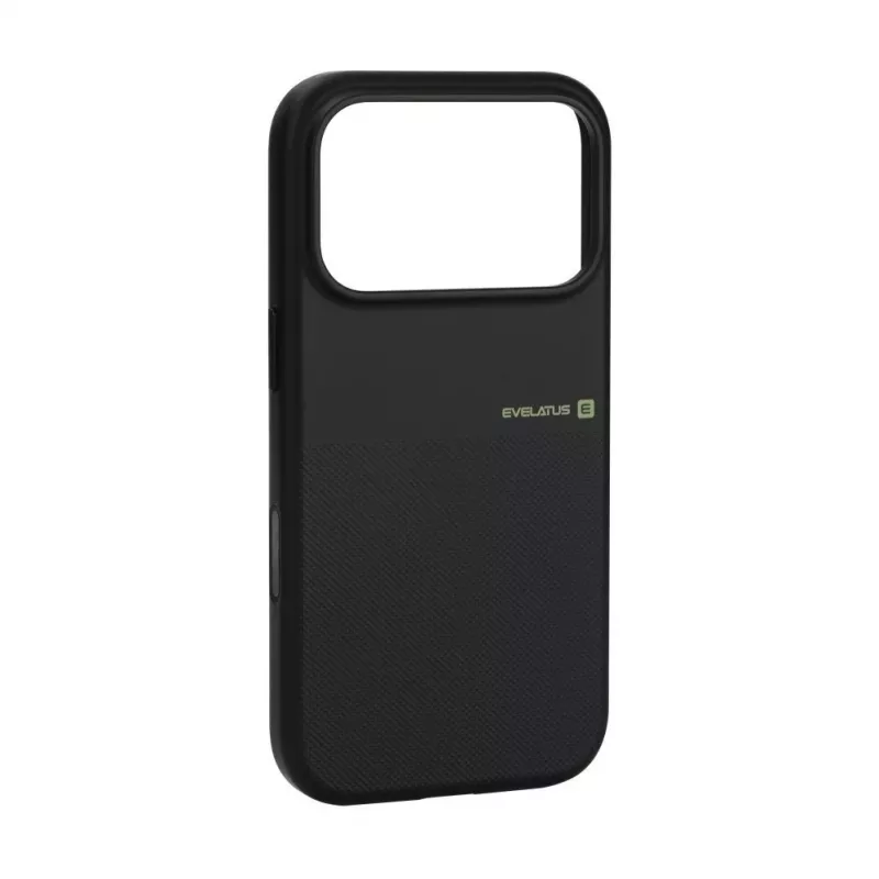Evelatus Apple iPhone 17 Pro Max Premium MagSafe Sandstone Case musta