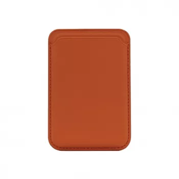 Evelatus Universal PU-nahka lompakko MagSafe-yhteensopiva oranssi