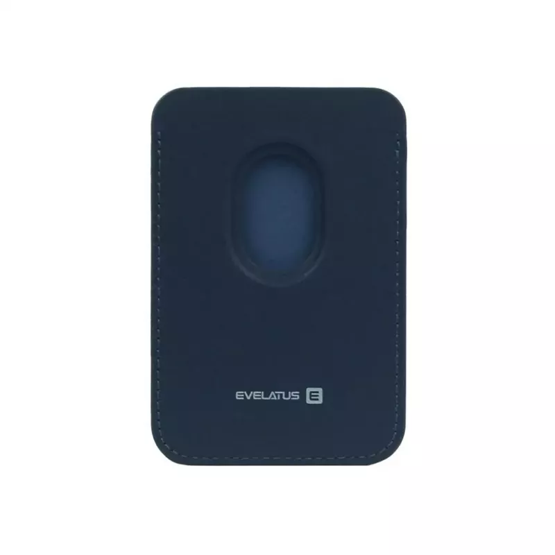 Evelatus Universal PU-nahka lompakko MagSafe-yhteensopiva tummansininen