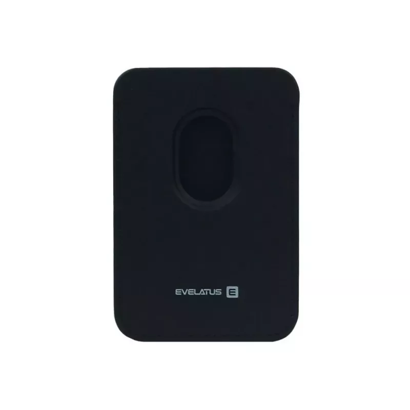 Evelatus Universal PU-nahka lompakko MagSafe-yhteensopiva musta