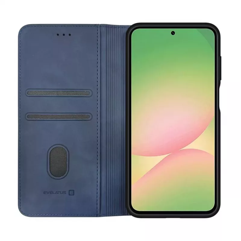 Evelatus Samsung Galaxy A57 kirjakotelo Midnight Blue