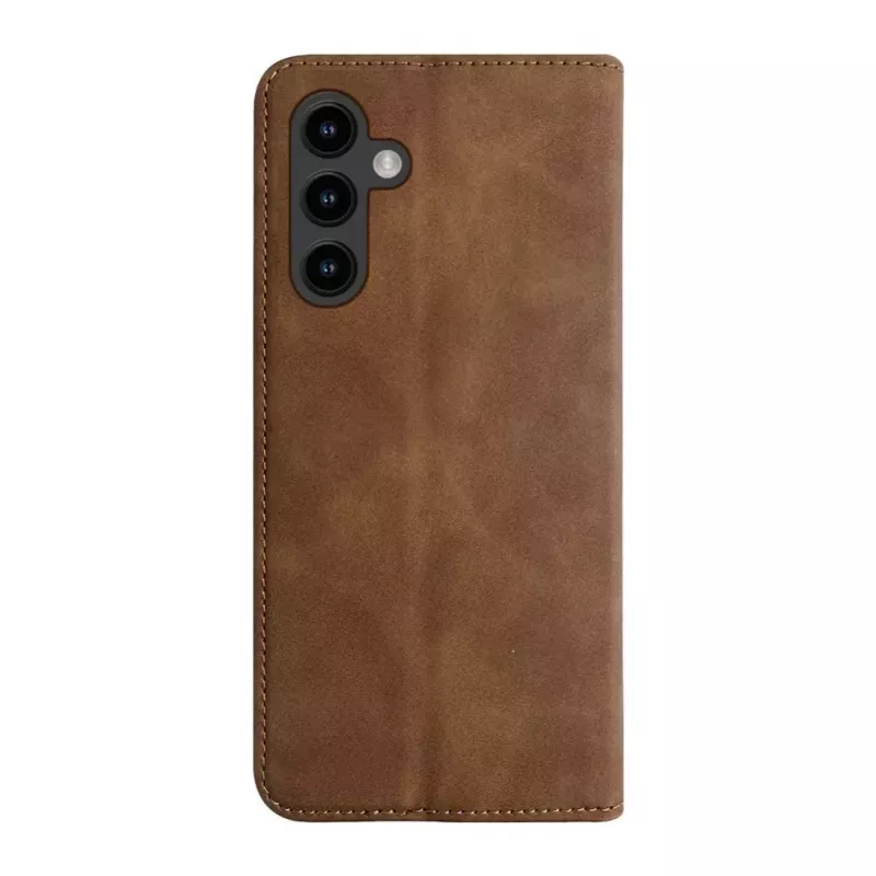 Evelatus Samsung Galaxy A57 kirjakotelo, ruskea