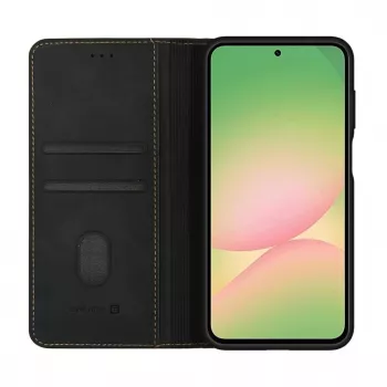 Evelatus Samsung Galaxy A57 kirjakotelo, musta