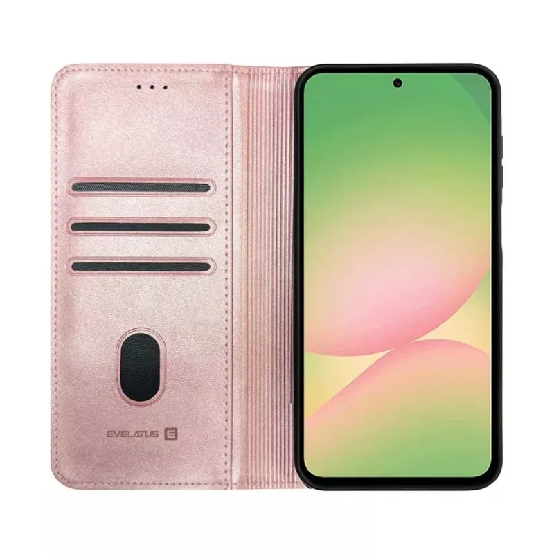 Evelatus Samsung Galaxy A57 kirjakotelo Folio, vaaleanpunainen