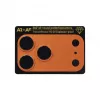 Evelatus Apple iPhone 17 Pro Max Full Body kameran linssinsuoja Premium oranssi