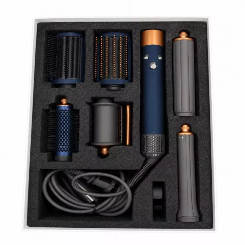 iLike Air Styling System – 6-in-1 hiustenmuotoilusetti - teho 1200W sininen