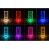 iLike Crystal Bubble Touch RGB LED -pöytävalaisin Bluetooth-kaiuttimella
