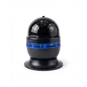 iLike RGB Crystal Ball -valo, 180° kääntyvä juhlaprojektori kaukosäätimellä, musta