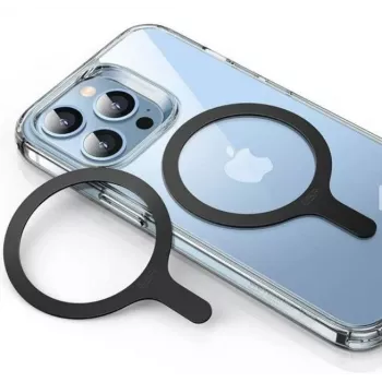iLike ESR HaloLock -magneettirengas MagSafe-puhelimelle 2 kpl musta