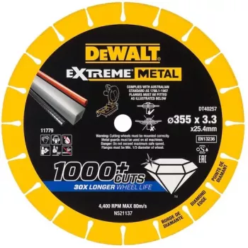 DEWALT DT40257-QZ Extreme Runtime timanttilaikka 125 mm