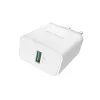 Canyon seinälaturi H-12 USB-A QC3.0 18W valkoinen