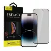 iLike Apple iPhone 15 Pro karkaistu yksityisyyslasi näytönsuoja musta