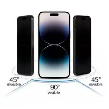iLike Samsung Galaxy A34 5G karkaistu yksityisyyslasi näytönsuoja musta