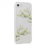 OEM Apple iPhone XR Jasmine Floral kotelo läpinäkyvä