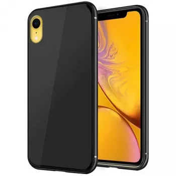 GreenGo Glass Case Apple iPhone XR - musta