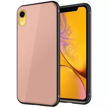 GreenGo Apple iPhone XR Glass Case pinkki