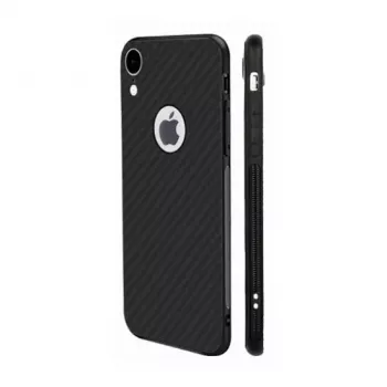 GreenGo Apple iPhone XR (6.1) Carbon Matt Case musta