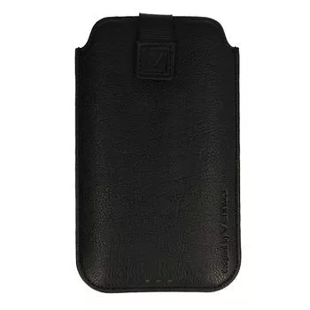 iLike Universal Leather Pocket Case L musta