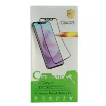 iLike Apple iPhone 11 / XR Hard Ceramic Tempered Glass näytönsuojus musta