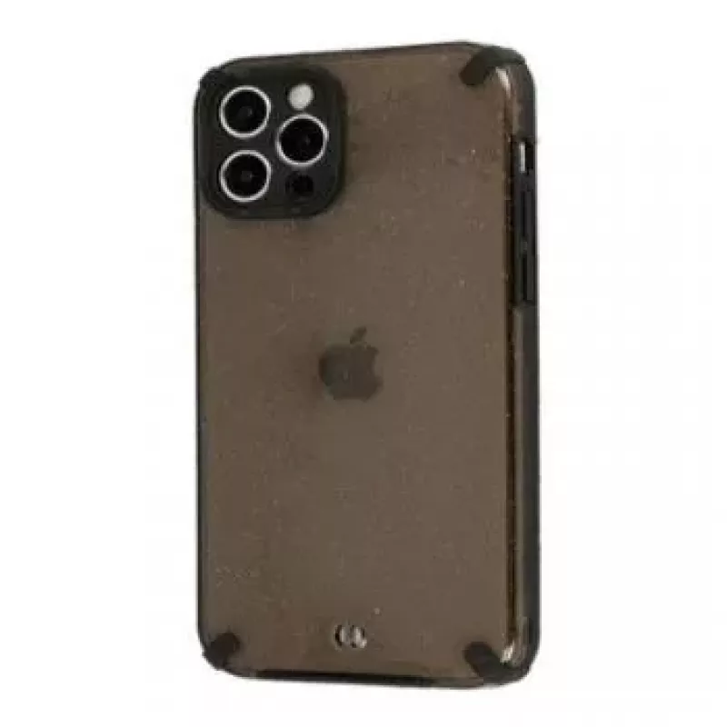 iLike Apple iPhone 12 Pro Armor Glitter Case musta