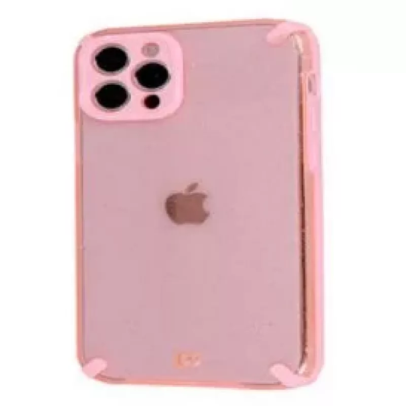 iLike Apple iPhone 12 Pro Armor Glitter Case pinkki