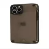 iLike Apple iPhone 12 Pro Max Armor Glitter Case musta